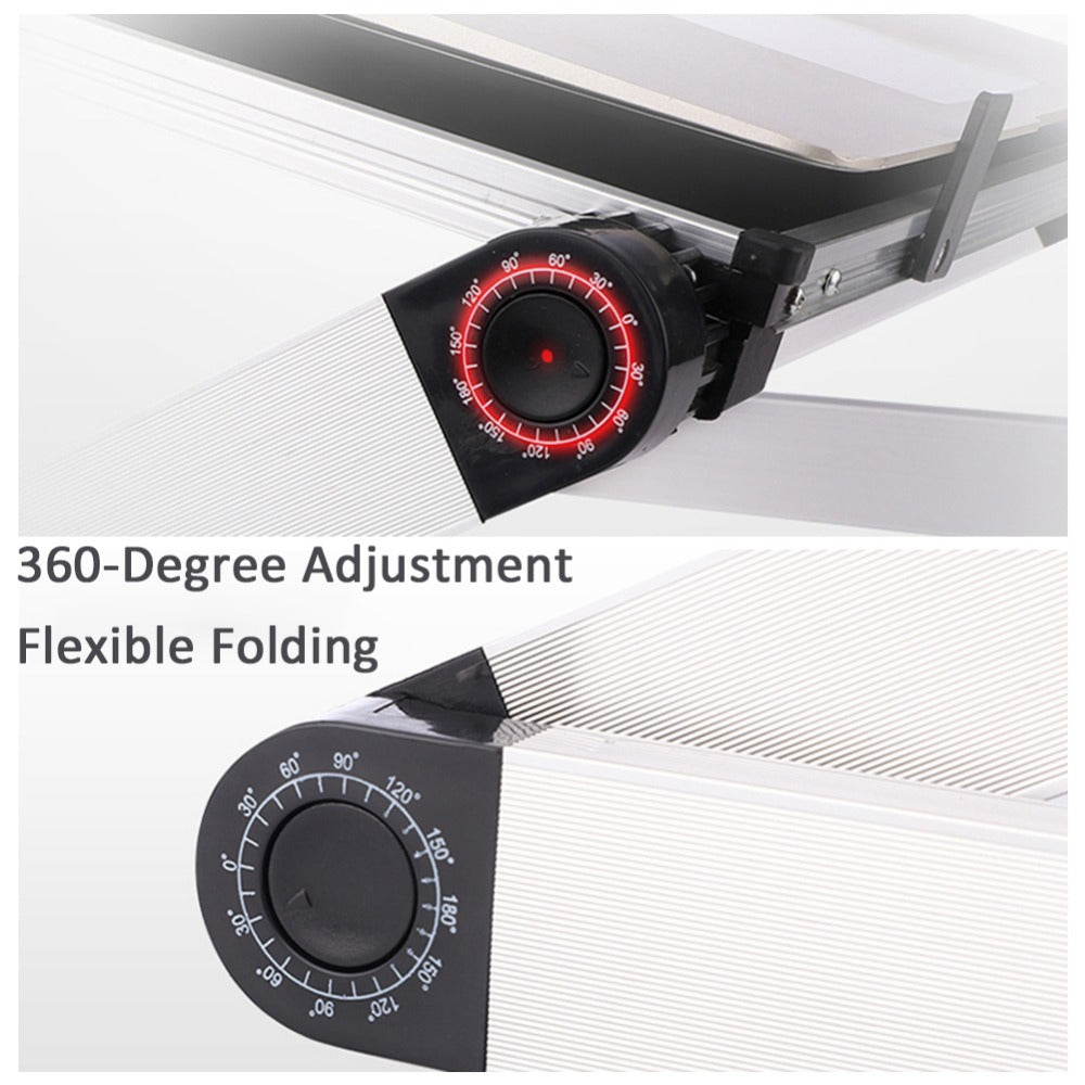 Adjustable portable laptop stand for home office