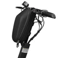 Waterproof front storage bag mounted on electric scooter handlebars