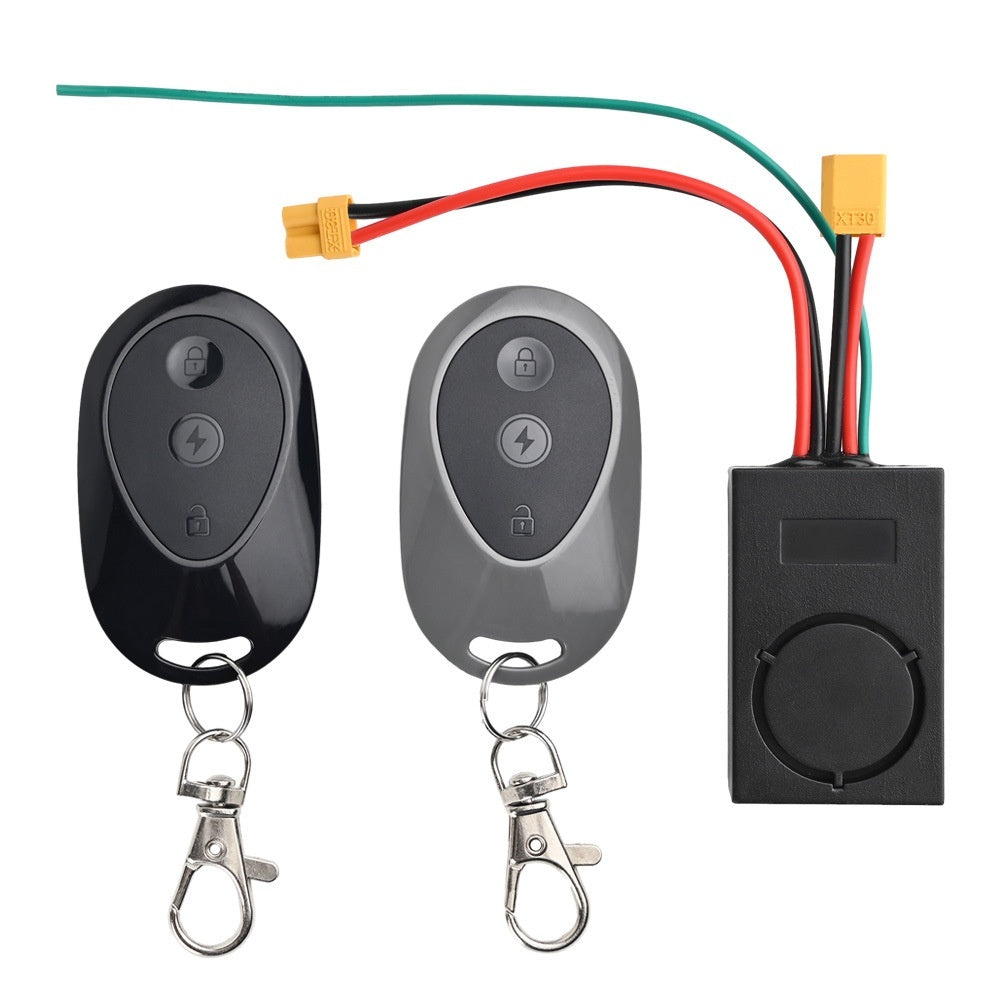 Compact anti-theft alarm for electric scooters